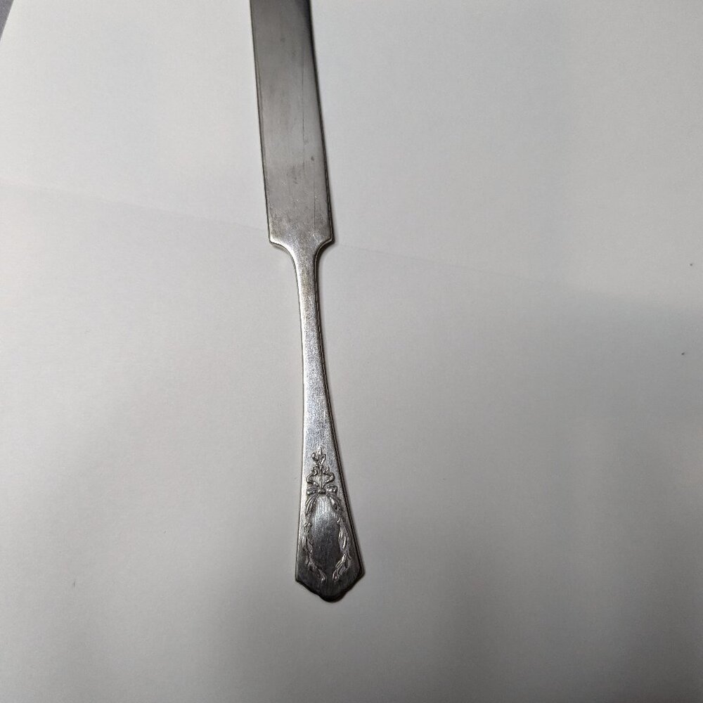 Antique Yourex Associated Silver Butter Knife Sterling